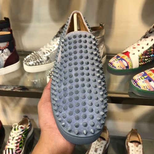 Christian Louboutin Low Top Studded Casual Shoes