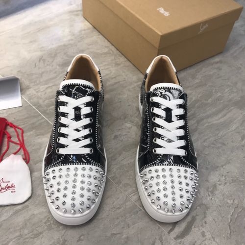Christian Louboutin Low Top Studded Casual Shoes