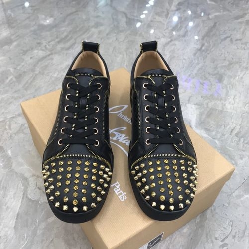 Christian Louboutin Low Top Studded Casual Shoes