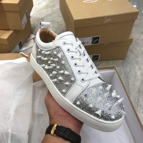 Christian Louboutin Low Top Studded Casual Shoes