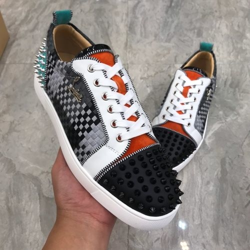 Christian Louboutin Low Top Studded Casual Shoes