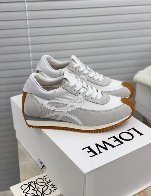 Loewe Retro Training Shoes Leather Upper