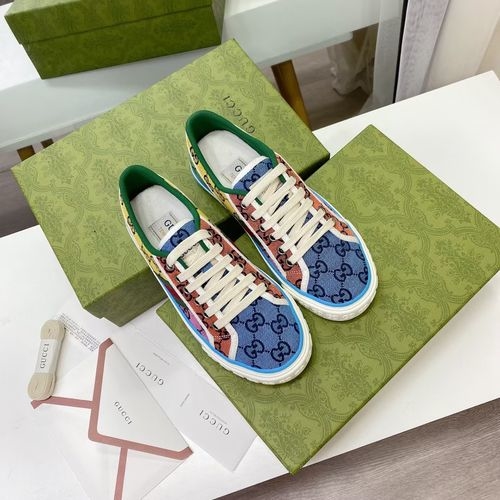 Gucci Tennis 1977 Series Canvas Sneakers