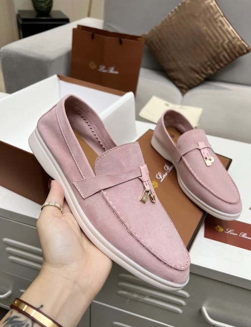 Loro Piana LP Suede Casual Shoes With Cowhide Lining