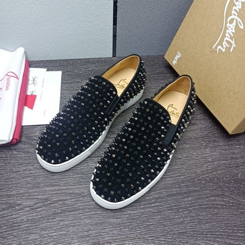 Christian Louboutin Low-top Spike Red Sole Shoes