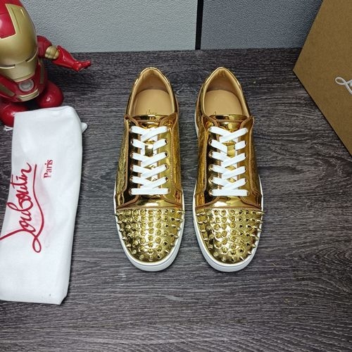 Christian Louboutin Low-top Spike Red Sole Shoes