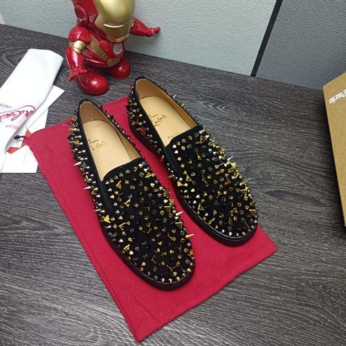 Christian Louboutin Low-top Spike Red Sole Shoes