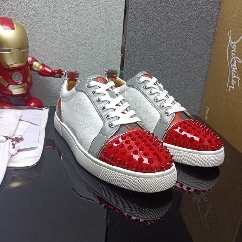 Christian Louboutin Low-top Spike Red Sole Shoes