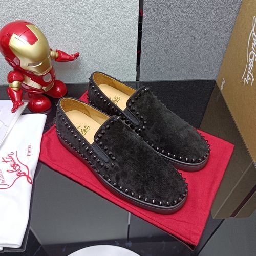 Christian Louboutin Low-top Spike Red Sole Shoes
