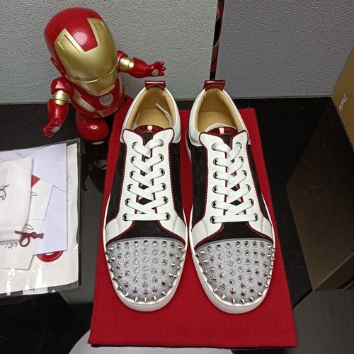 Christian Louboutin Low-top Spike Red Sole Shoes