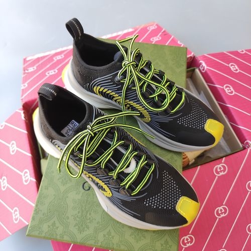 Gucci Run Series GG Knit Running Sneakers