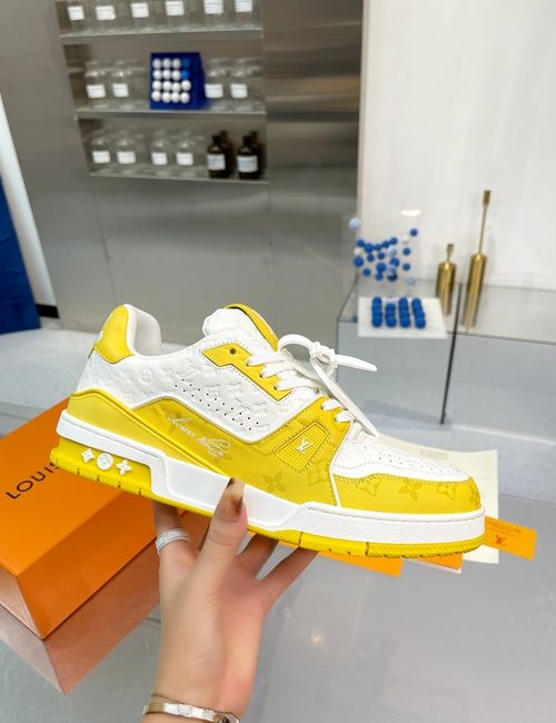 Louis Vuitton LV Denim Trainer Skate Shoes