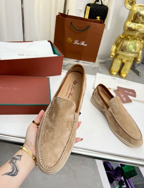Loro Piana LP Premium Cashmere Hand-stitched Casual Shoes