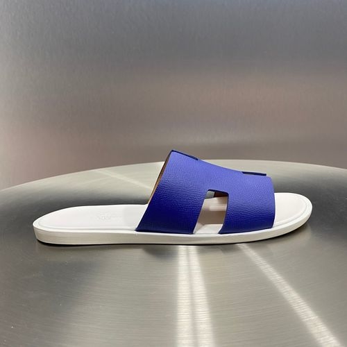 Hermes Classic H Slippers With Leather Outsole