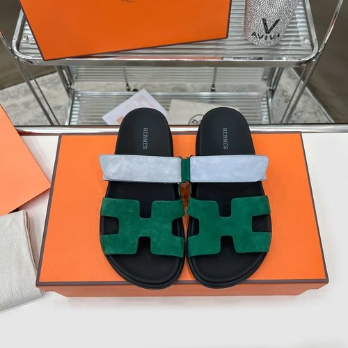 Hermes Chypre Sandals With Non-slip TPU Sole