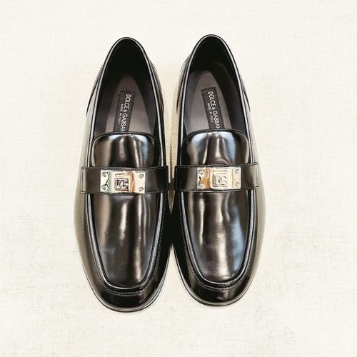 Dolce & Gabbana DG Genuine Leather Shoes With Top-Quality Sole