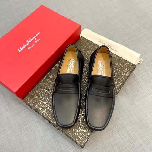 Fendi Premium Leather Casual Loafers