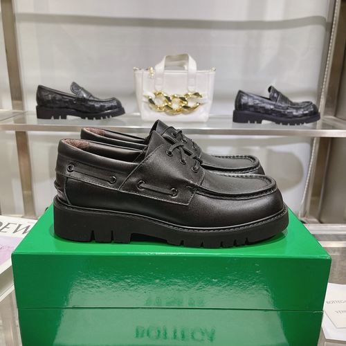 Bottega Veneta BV Platform Round Toe Loafers