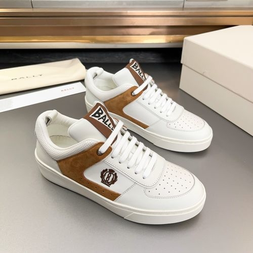 Bally Cowhide Mesh Upper Casual Sneakers