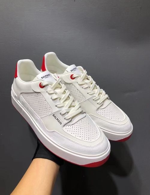 Balmain New Color Multi Leather Casual Shoes