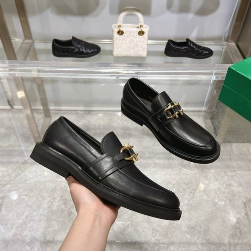 Bottega Veneta BV Platform Round Toe Loafers