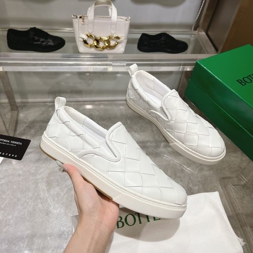 Bottega Veneta BV Woven Slip-on Casual Shoes