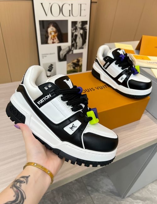 Louis Vuitton LV Fat Trainer Beaded Skate Shoes