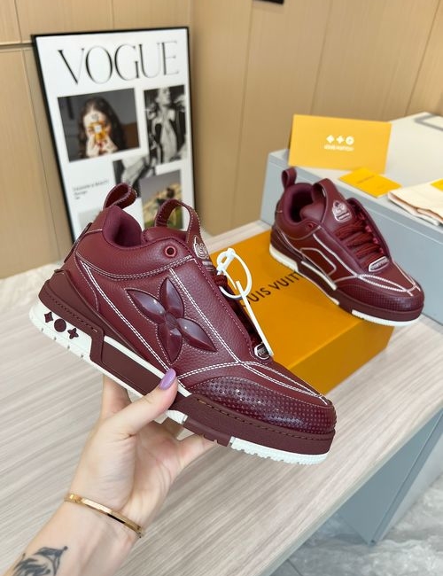 Louis Vuitton LV Trainer Casual Skate Shoes With Box