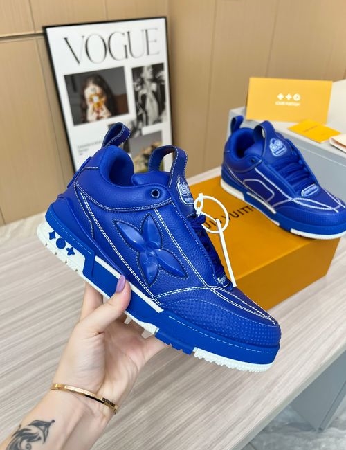 Louis Vuitton LV Trainer Casual Skate Shoes With Box