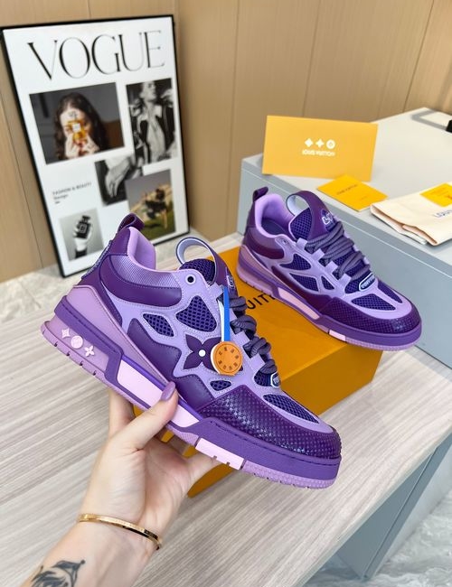 Louis Vuitton LV Trainer Casual Skate Shoes With Box