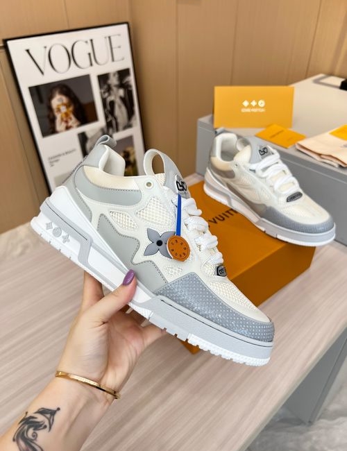 Louis Vuitton LV Trainer Casual Skate Shoes With Box