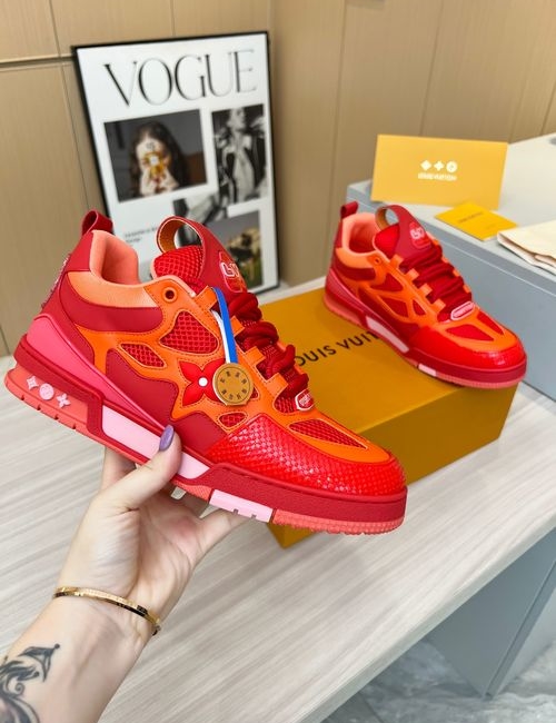 Louis Vuitton LV Trainer Casual Skate Shoes With Box