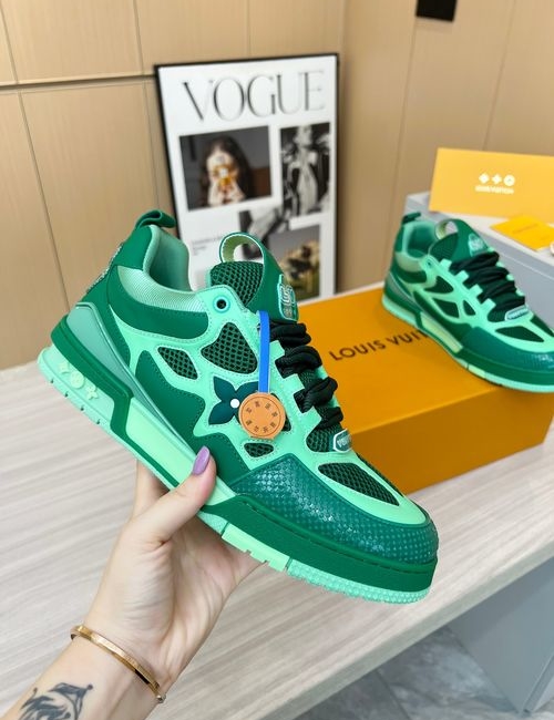 Louis Vuitton LV Trainer Casual Skate Shoes With Box