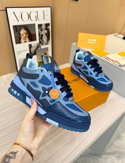 Louis Vuitton LV Trainer Casual Skate Shoes With Box