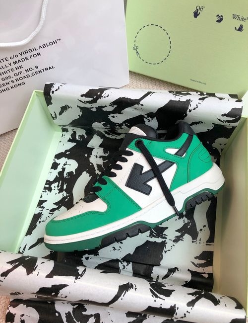 Fendi Out Of Office Leather Sneakers, High Quality
