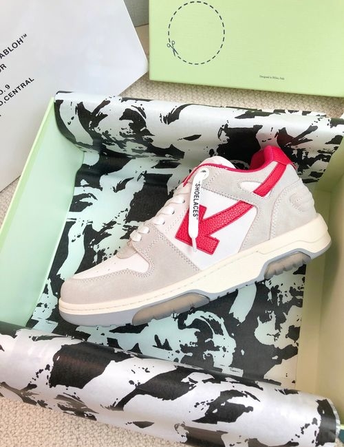 Fendi Out Of Office Leather Sneakers, High Quality