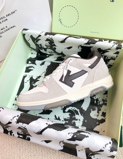 Fendi Out Of Office Leather Sneakers, High Quality