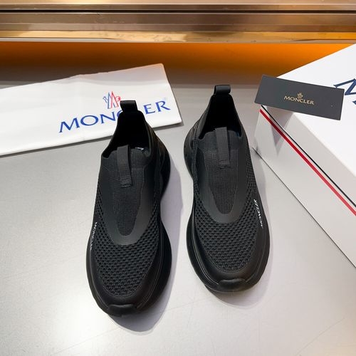 Moncler Casual Sneakers Mesh Breathable Sole