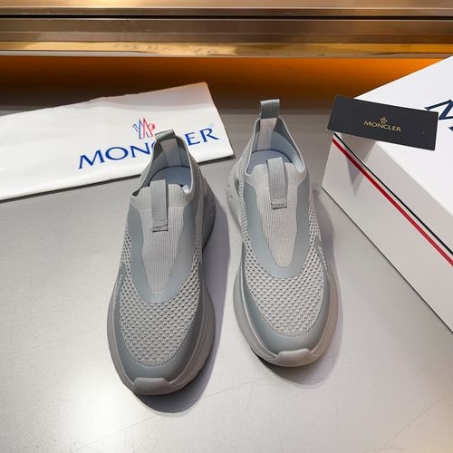 Moncler Casual Sneakers Mesh Breathable Sole