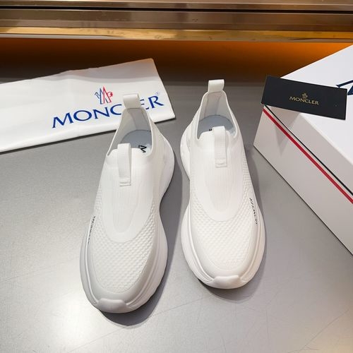 Moncler Casual Sneakers Mesh Non-slip Sole