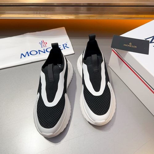 Moncler Casual Sneakers Mesh Breathable Sole