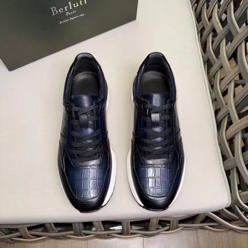 Berluti Low-top Casual Leather Sneakers