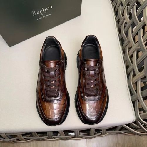 Berluti Low-top Casual Leather Sneakers