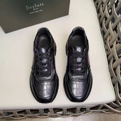 Berluti Low-top Casual Leather Sneakers