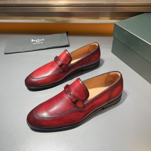 Berluti Alessandro Demesure Patina Leather Sole Boots