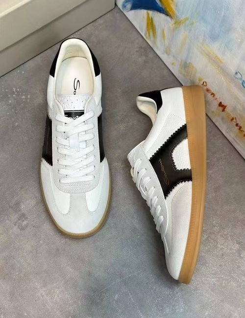 Santoni Leather Casual Shoes Mesh Lining IP TPU Sole