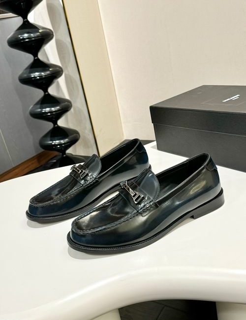 Yves Saint Laurent YSL Patent Leather Leather Sole Dress Shoes