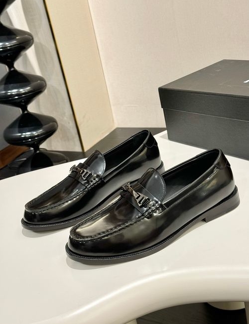 Yves Saint Laurent YSL Formal Leather Shoes Cowhide Sole