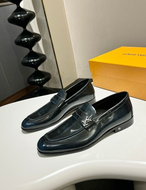 Louis Vuitton LV Premium Leather Casual Dress Shoes