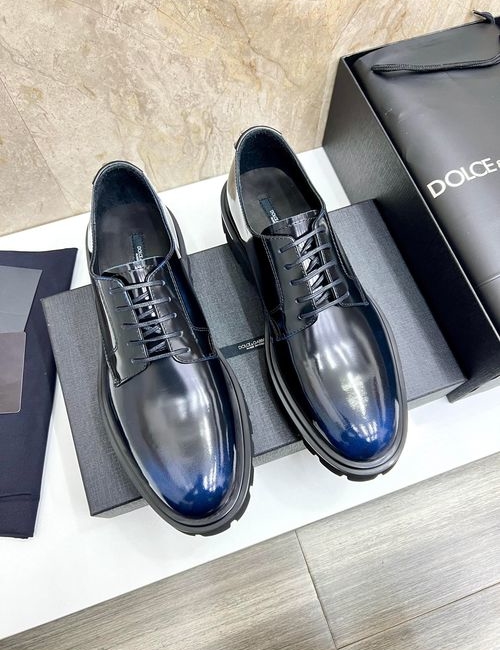 Dolce & Gabbana DG Monk Strap Buckle Leather Shoes
